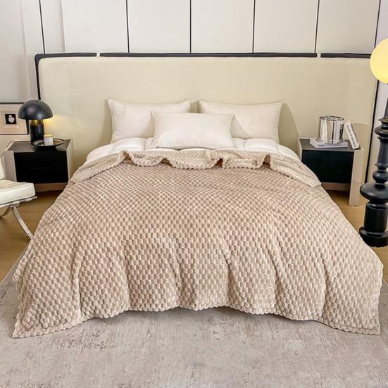 Одеяло из кораллового флиса, теплое, стильное, утолщенное, удобное на ощупь, теплое модное одеяло