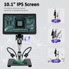 Цифровой паяльный микроскоп DM12 1500X 10,1-дюймовый IPS-экран Фотовидеомикроскоп Монетный микроскоп