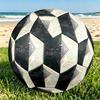 Borussia Monchengladbach Print Size 5 Soccer Ball, PU Wear Resistant Football for Match Training and Daily Practice, Birthday Gift for Soccer Fans