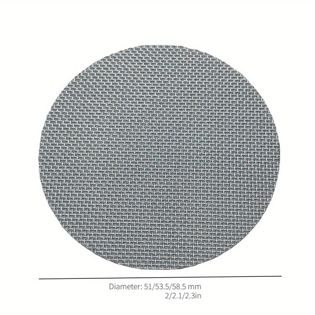 1 шт., 51/53,5/58,5 мм, сменная пластина для кофейного фильтра, сетчатый фильтр с обратной промывкой, портативный фильтр для кофемашины, ручка, экран шайбы