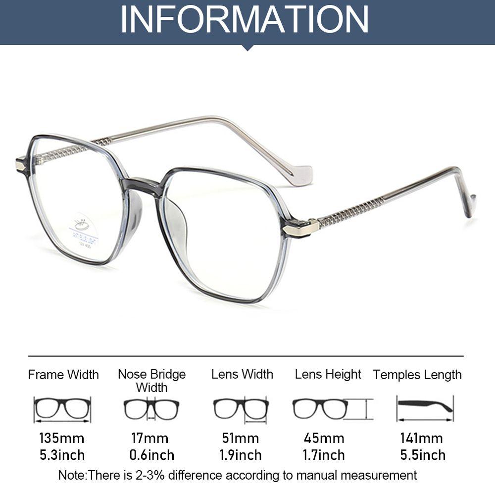 Transparent Computer Glasses Frame Women Men Anti Blue Light Tr90 Eyewear Blocking Glasses Optical Spectacle Eyeglass