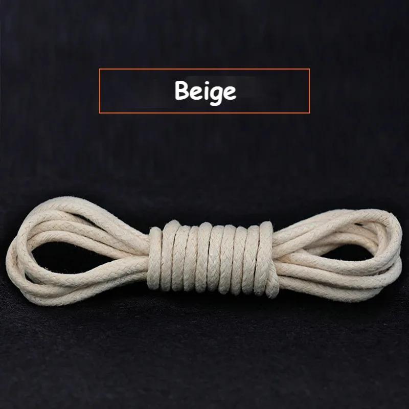 1 пара Хлопковые вощеные шнурки Мужские Черные Вощеные Деловые Кожаные шнурки Ботинки Кожаные Ботинки Круглый шнурок для обуви Льняные Тонкие шнурки