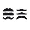 6 Adhesive False Mustaches Costume Accessory