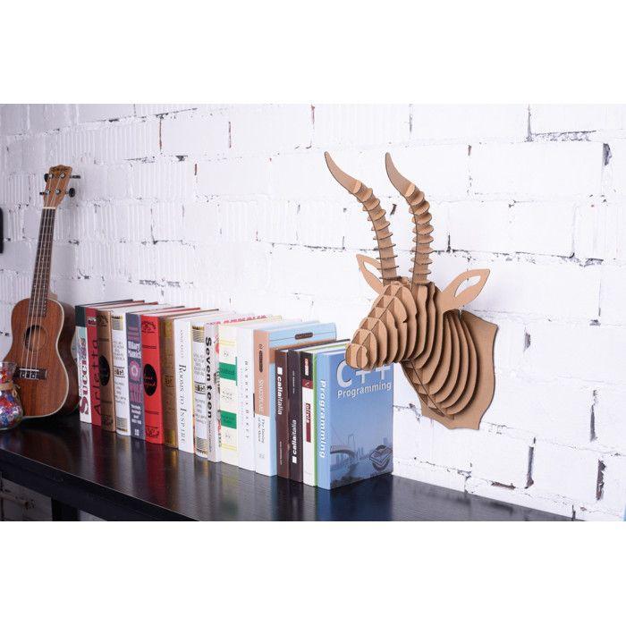 Maquette en carton - PICWIC - Antilope - 27x52x30 cm - Beige - Décoration enfantine