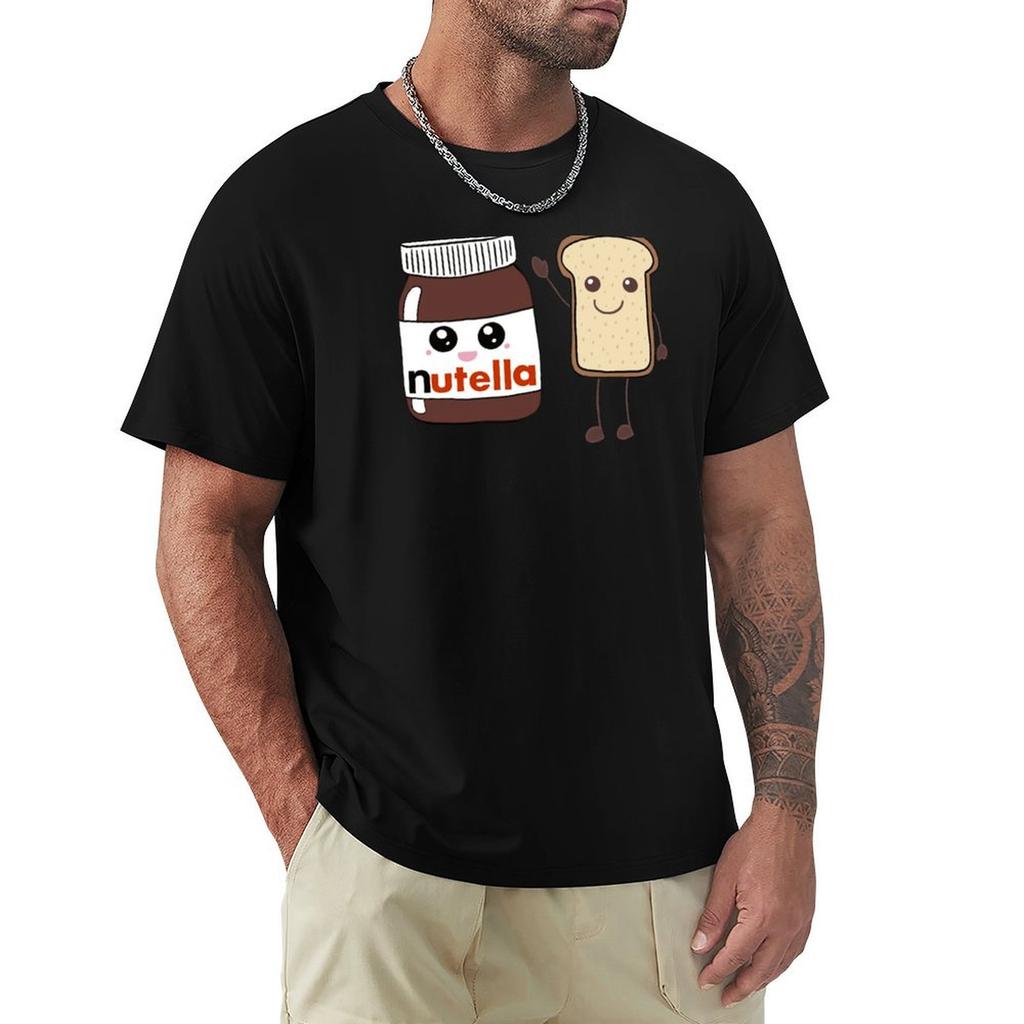 Nutella and bread TShirt Soft Cotton Print TShirt