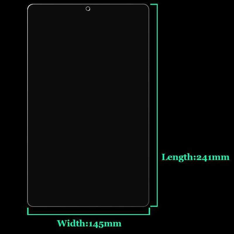 Для Samsung Tab A 10,1 (2019) Т510 Т515 / ТАБ А 8.0 (2019) / Tab S6 Lite Закаленное стекло 9H 2.5D Защитная пленка для экрана
