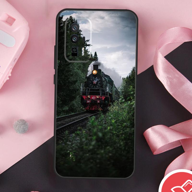 Train Rail Sunlight Case For POCO F6 X6 X3 X5 M6 Pro F3 F5 M5s Xiaomi 14 Ultra 13 12 Lite 11T 12T 13T Pro Cover