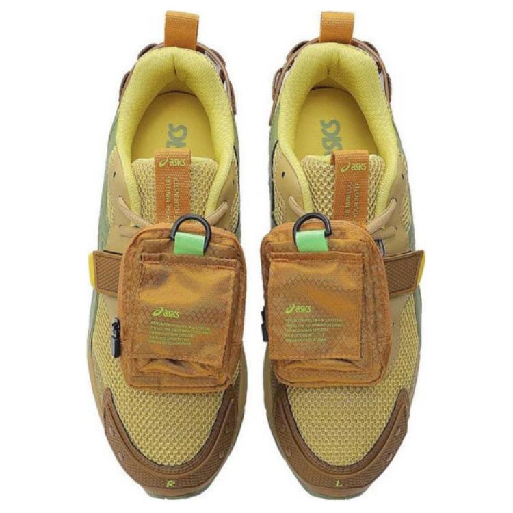 Asics Gel-Kahana Tr V3 Сетка Удобные Универсальные Прочные Дышащие Низкие Повседневные Кроссовки Унисекс Желтые 1203A418-750
