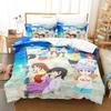 3D Печать Аниме Non Non Biyori Комплект Постельного Белья Пододеяльник Размер King Queen Мальчики Взрослые Мягкое Одеяло Наволочка