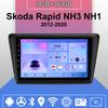 Car Radio Android Auto Carplay For Skoda Rapid NH3 NH1 2012-2020 Multimedia Player Head Unit Stereo GPS Navigation BT WIFI 1+16GB