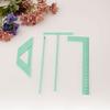 4Pcs/Set Convenient Binding Bookbinding Ruler Set T Ruler  for Scrapbooking And Album Making