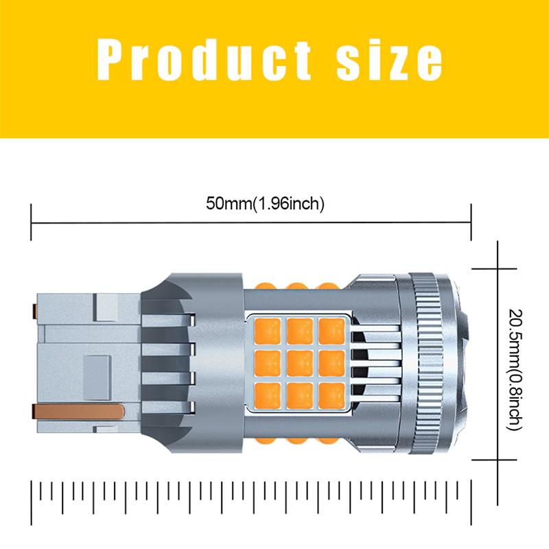 SEAMETAL Super Bright Car LED Canbus Light 1156 BA15S 1157 BAY15D P21/5W No Error For Car Turn Signal Lamp