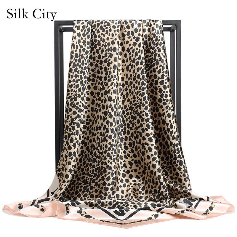 High-quality Luxurious Silk Scarves Headband Scarfs Neck Scarf For Women Chain Silk Scarf Women's Decorative Shawl