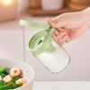Clear Glass Glass Spice Jar Self Sealing Lid Automatic Sealing Container  Cooking Flavor Storage