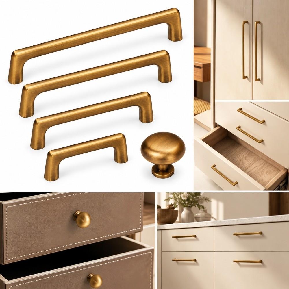 French Cabinet Handles Antique Bronze Furniture Knobs New Wardrobe Handles Drawer Hardware