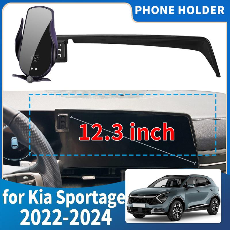 Подходит для Kia Sportage 2024 NQ5 Встроенный держатель для телефона на экран Автомобильные аксессуары