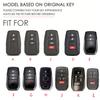 Для Toyota Chr Camry Prius Land Cruiser Prado Мебель Corolla Yaris Rav4 Highlander Кожаный Чехол-Крышка для Брелока Автомобильного Аксессуары