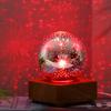 Fireworks Night Light Christmas Romantic Atmosphere Small Desk Lamp USB Dreamy Magic Ball Atmosphere Light Bed Headlight