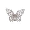 Elegant Butterfly Hair Claw Clip With Dazzling Rhinestones For Women Securely Hold Metal Hairpin Accessory