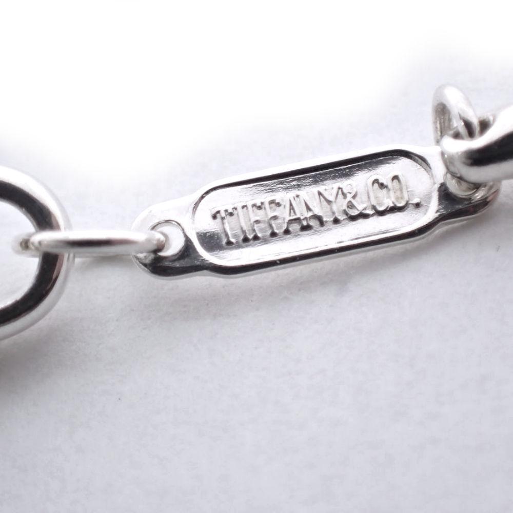 [Used] TIFFANY 925 Open Heart Omega Necklace/j1-3