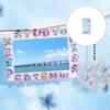 1 лист ПВХ и эпоксидной смолы, наклейки с буквами, разноцветные, 3D рельефные буквы, для детских проектов, поделок, удобные в использовании