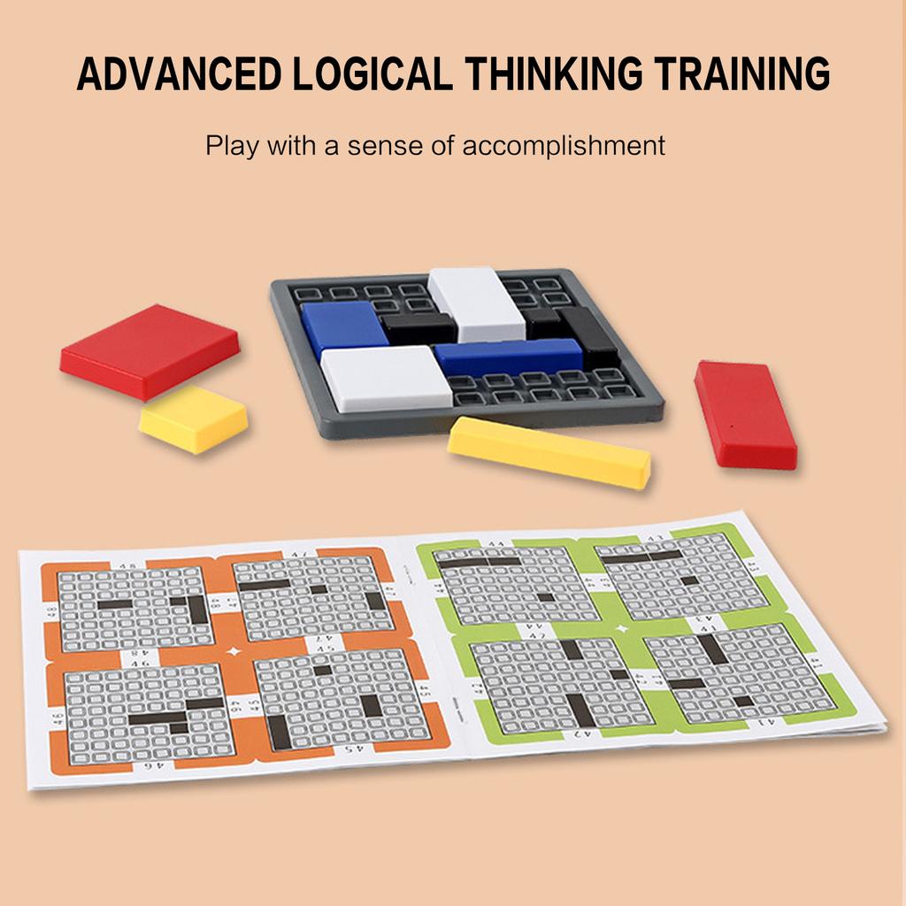 Educational Building Blocks Puzzle For Kids Logic Training Toy Safe ABS Material Family Interactive Game