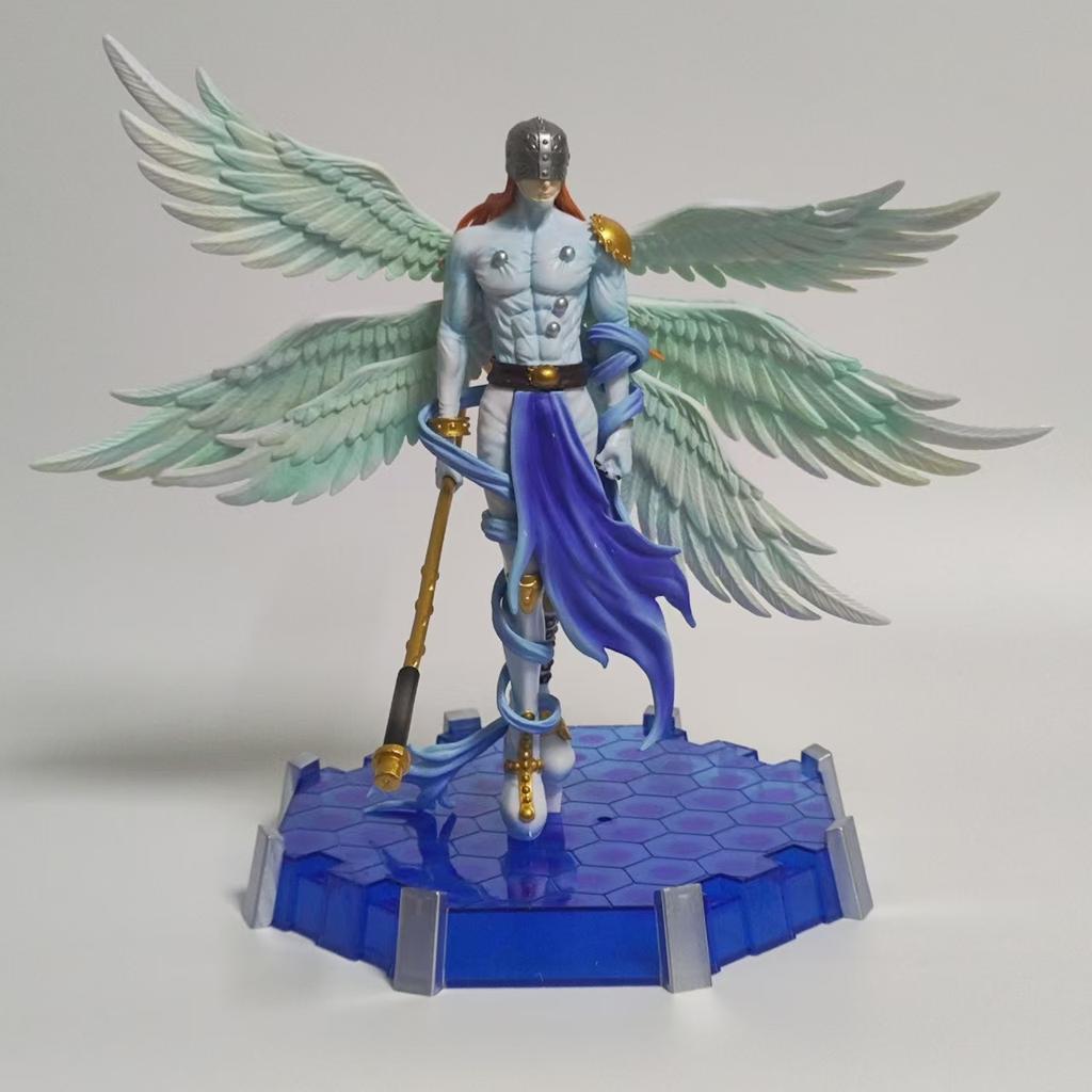 Мультфильм Аниме Фигурка Ангела Ангеломон из Digimon Adventure Фигурка Действия ПВХ Эфигия Кукла Модель Коллекция Игрушки на День Рождения Подарок