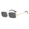 Frameless Sunglasses Small Frame Fashion Trimmed Sunglasses Spice Girl Same Sunscreen Sunglasses Women