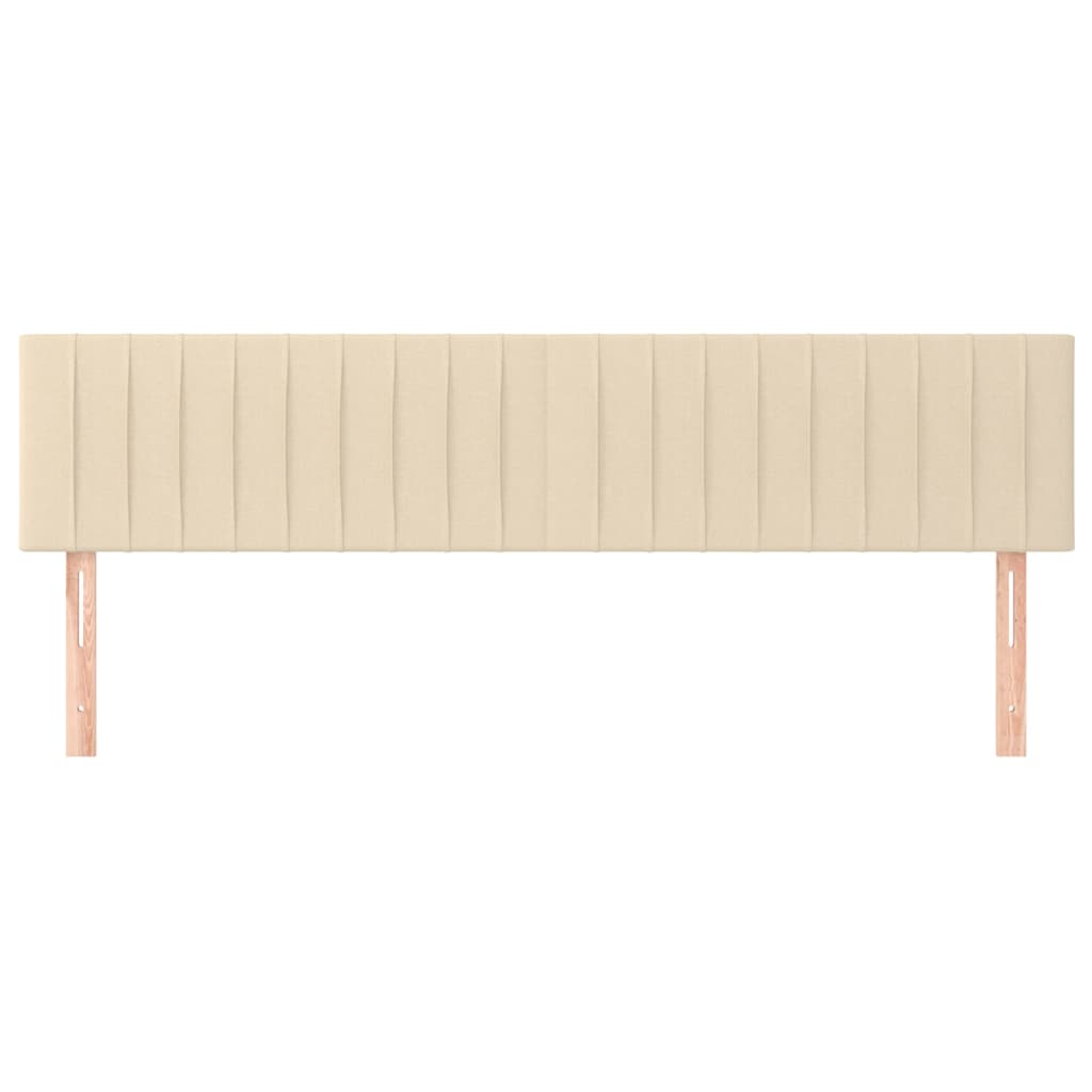 Cream Headboards 200 x 5 x 78 88 cm Fabric