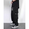 Straight-leg Silm Cargo Pants Men Autumn Thickening Trendy Boys Loose Drooping Casual Autumn Men's Pants Students