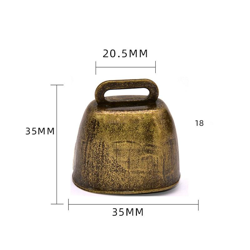 Cowbell Shepherd Bell Vintage Metal DIY Bell Ell Pet Anti-Lost Wind Chimes High Sound Pendant