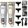Hair Clipper, Cordless Beard Trimmer Shaver, Electric T Blade Hair Trimmer Grooming Kit for Men