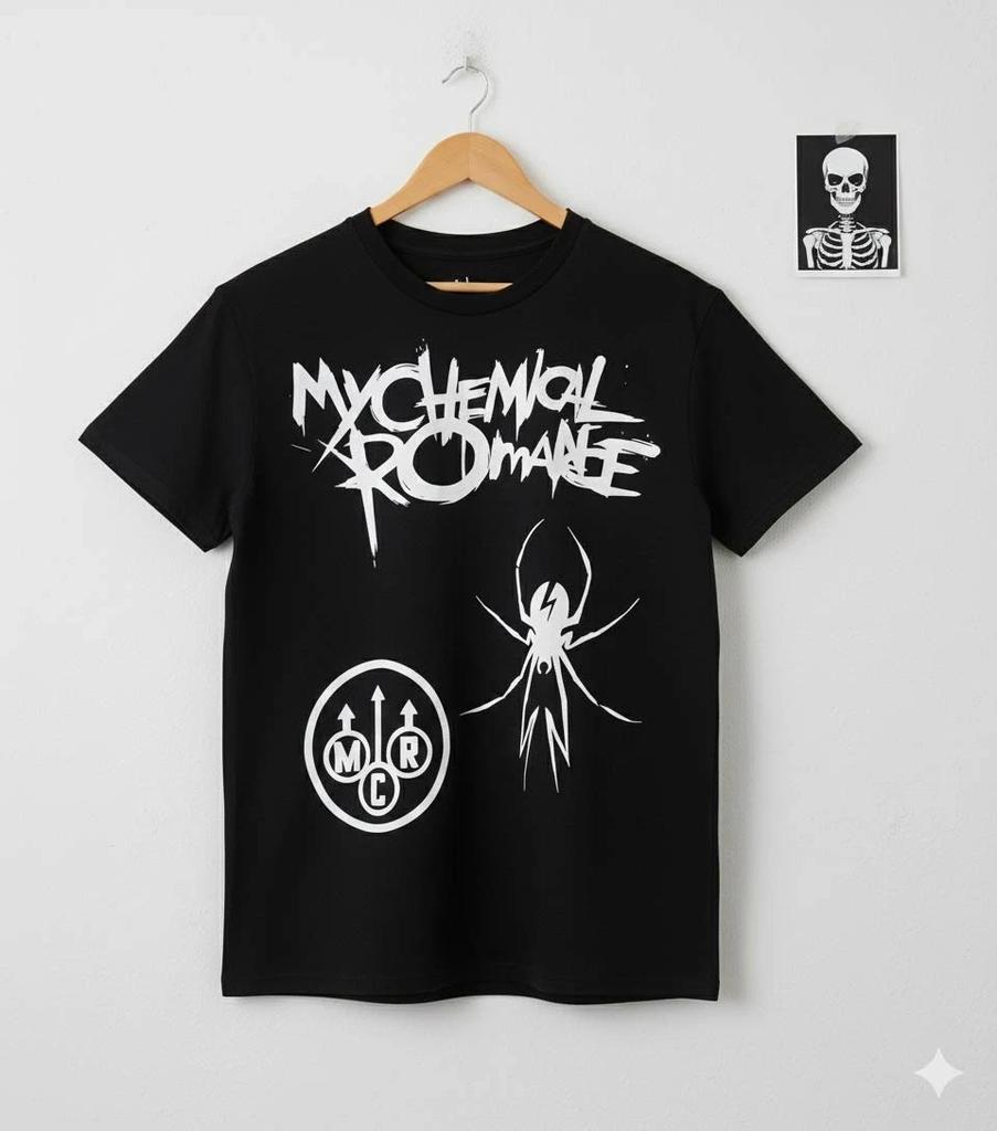 Футболка My Chemical Romance MCR Black Parade Паук Концертный Мерч Панк Эмо Мужская