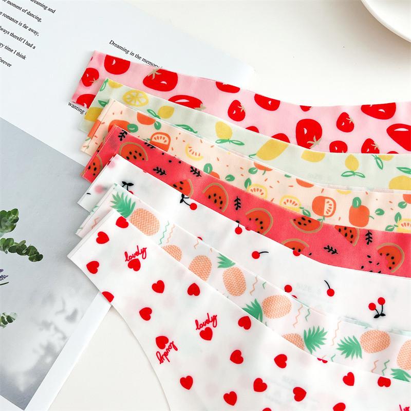 FINETOO Бесшовные стринги для женщин, комфортное нижнее белье с принтом на Т-образной спинке, сексуальное нижнее белье, стринги, сексуальные трусики