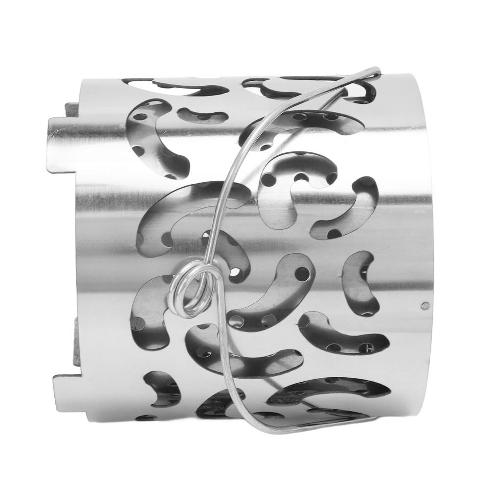 Stainless Steel Camping Heater Stove Portable Warming Stove Cover Camping Heater Outdoor Camping