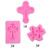 Crucifix Pendant Hanging Decoration Silicone Mold Creative Handmade Dripping Glue Clay Polymer Clay Mold
