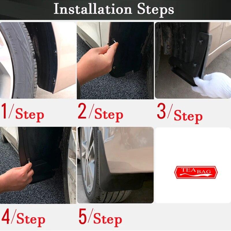 Брызговики для BMW X1 E84 F48 2008- Защитные крылья Защита от брызг Автоаксессуары Автостайлинг 4 шт.