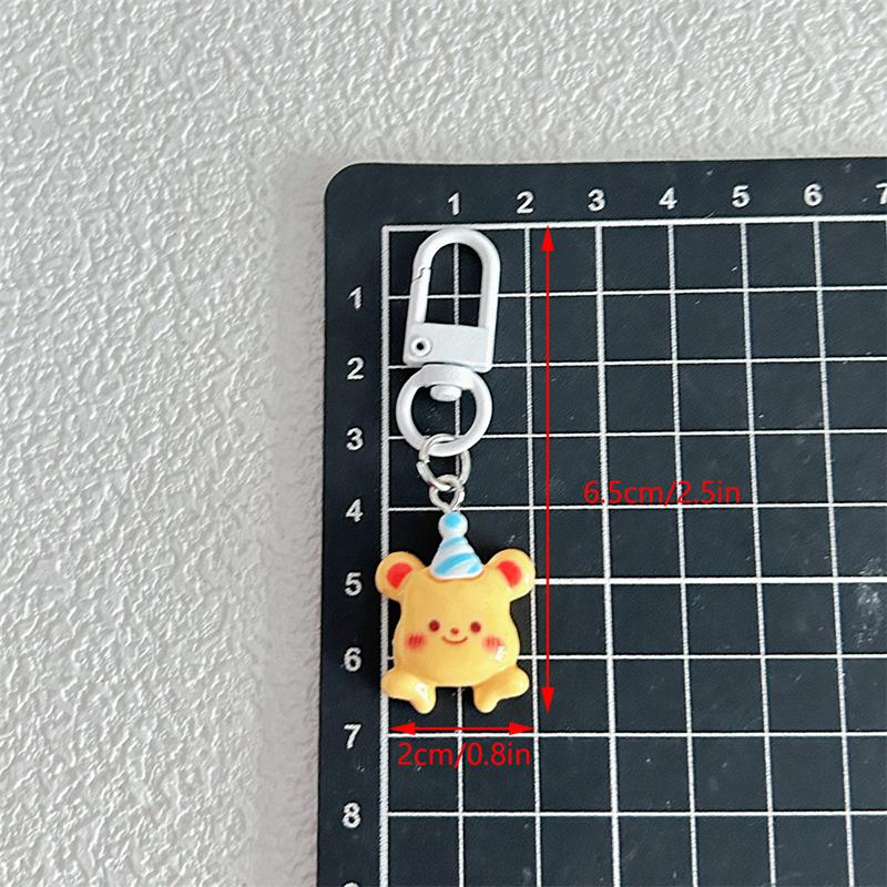 1 шт. мультяшный брелок из смолы подвеска сумка аксессуары пара милые детские игрушки подарок на день рождения для девочек