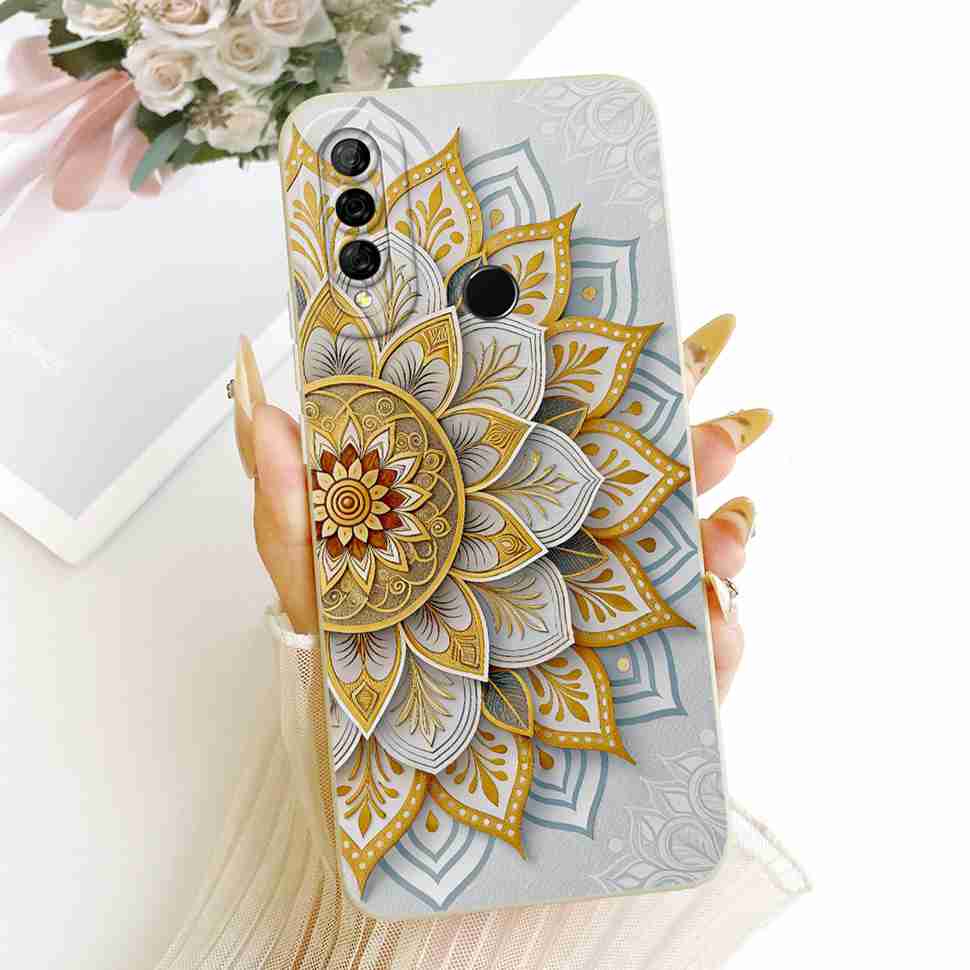 Cute Cartoon Cover For Huawei P30 lite Case 6.15" P30lite Soft Silicone Phone Case For Huawei Nova 4e Nova4e Matte Back Cover