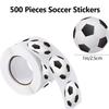 500 шт./рулон Футболы Соккеры Баскетбол Спорт Наклейки 2,5 см/1,0'' 16 Дизайнов Декали Сделай сам Укрась Подарки Для Различной Упаковки
