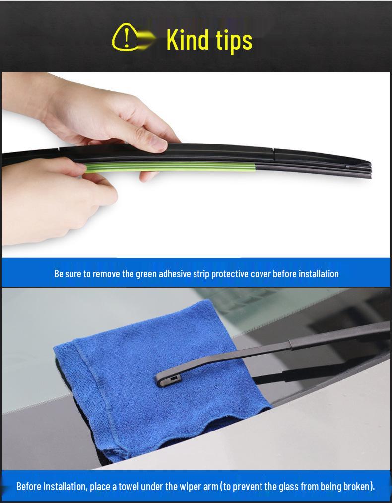 Резиновая лента бескаркасной щетки стеклоочистителя Mitsubishi Outlander/ASX/Eclipse Cross DX3/DX7