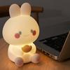 Ночник с кроликом, мягкое освещение, создание атмосферы, экологически чистый привлекательный настольный светильник с кроликом, светодиодный ночник, товары для дома