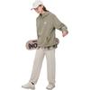 FILA FUSION Sweatshirt Unisex Dark Umber Khaki T11U433204F-DK