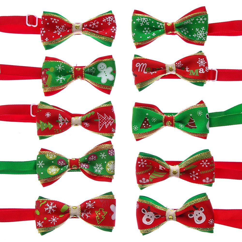 Cute Adjustable Grooming Cat Choker Pet Christmas Necktie Bowknot Collar Dog Bow Tie