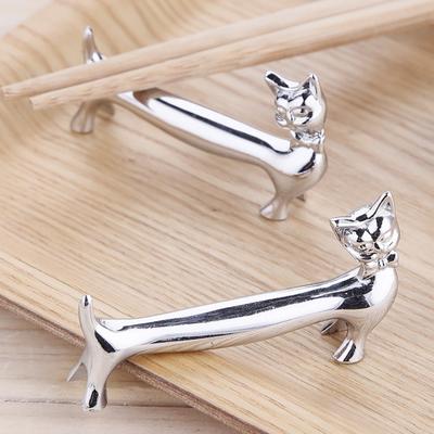 Практичная многоразовая подставка для палочек для еды Cat Design