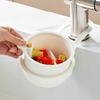 2Pcs Sink Strainer Baskets Universal Easy To Install Self-Cleaning Automatic Dumping Kitchen Draining Baskets Sink Trash Catcher