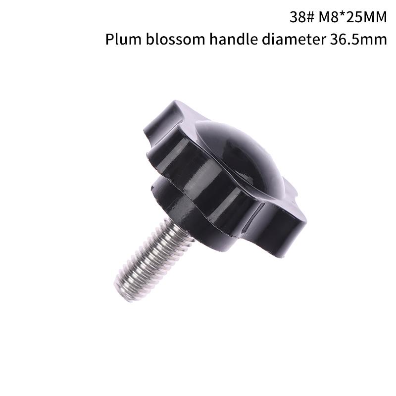 Промышленное оборудование M6 M8 M10 38 # с резьбой в форме звезды, зажимной болт, ручка, бакелитовая пластиковая головка, винт с ручкой