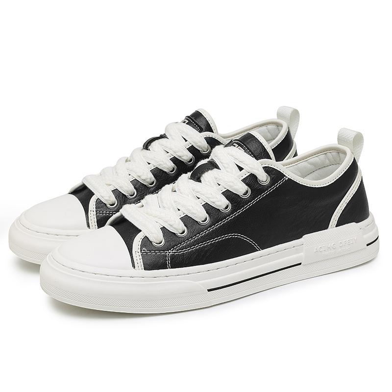 Высококачественная мужская спортивная обувь для отдыха на открытом воздухе, нескользящая, повседневная кожаная обувь с толстой подошвой, дизайнерская обувь, модная удобная вулканизированная обувь для тенниса