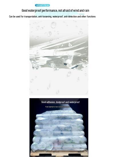 Рулон прозрачной пищевой пленки 50 см - ПЭ промышленская стрейч-пленка для сохранения свежести и защиты