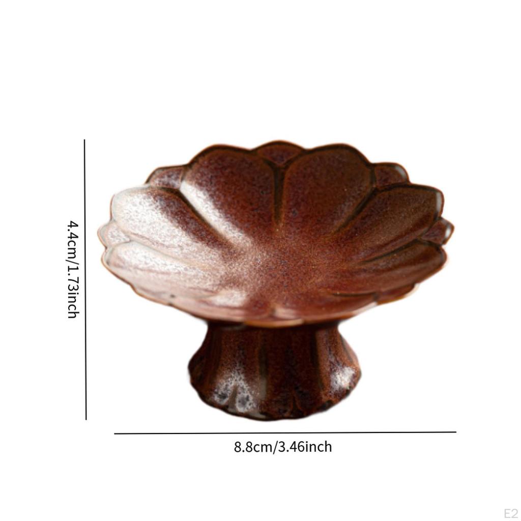 Ceramic Fruit Plate Cake Serving Dish Elegant Decorative Snack Tray Dessert Display Stand for